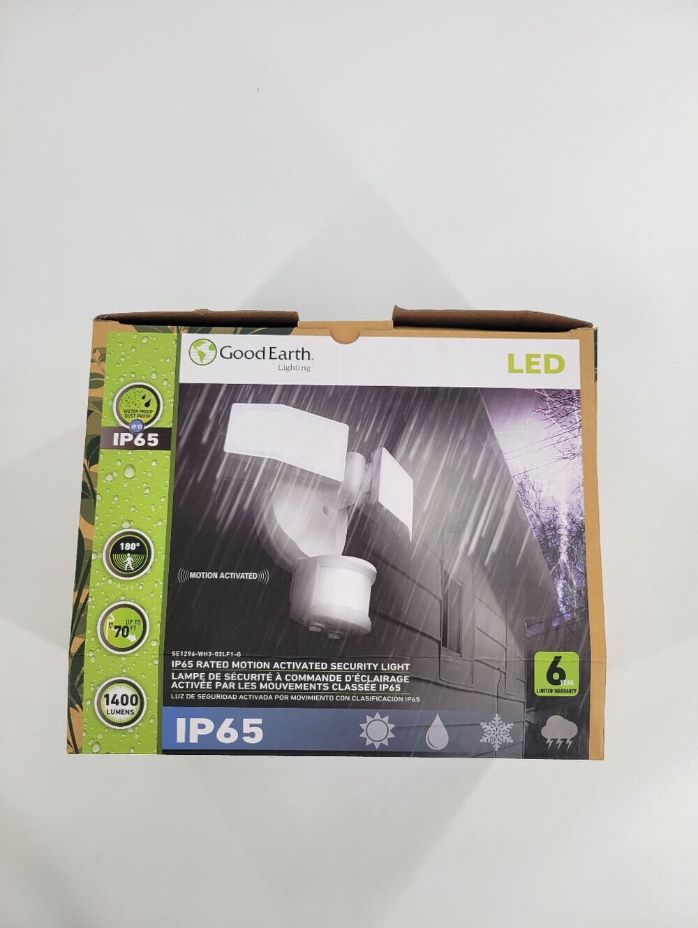 + Good Earth Lighting IP65 Rated Motion Activated Security Light 700 Lumens NEW